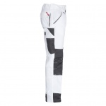 GALAXY ARBEITSHOSE - 2810-254 von ENGEL - Farbe: wei/schwarz / 65% Polyester/35% Baumwolle, 290 g/m2