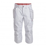 COMBAT DREIVIERTELHOSE - 6861-630 von ENGEL / Farbe: Wei / MIT HOLSTERTASCHEN / 65% Polyester, 35% Baumwolle, 280 g/m2