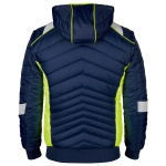 ARBEITSJACKE | CARGO STEPPJACKE - 1870-224 von ENGEL / Farbe: Tintenblau/Gelb / 100% Polyamid, 54 g/m2