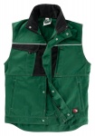 ARBEITSWESTE | Weste INFLAME von BEB / Farbe: Flaschengrn/Schwarz / 65% Polyester, 35% Baumwolle, 245 g/m