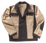 ARBEITSJACKE | Bundjacke Premium - Modell 591 von BEB / Farbe: Sand/Schwarz / 65% Polyester, 35% Baumwolle, 245 g/m