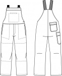 Latzhose EN11611, EN11612