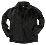 ARBEITSJACKE | Softshelljacke INFLAME 529 von BEB | Farbe: schwarz | 290g/m - Softshell