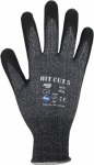 Schnittschutz-Handschuh HIT5 von ASATEX / Farbe: schwarz/grau / Nitril-Mikroschaum / 12 Paar