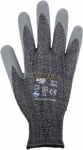 Schnittschutz-Handschuh HIT3 von ASATEX / Farbe: grau / mit Nitril-Mikroschaum / 12 Paar