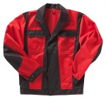 ARBEITSJACKE | Bundjacke Premium - Modell 591 von BEB / Farbe: Rot/Schwarz / 65% Polyester, 35% Baumwolle, 245 g/m