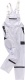 Malerlatzhose  von BEB / 245 g/m / 65% Polyester / 35% Baumwolle /  elastische Trger /  doppelte Latztasche /  Zollstocktasche / Farbe: wei